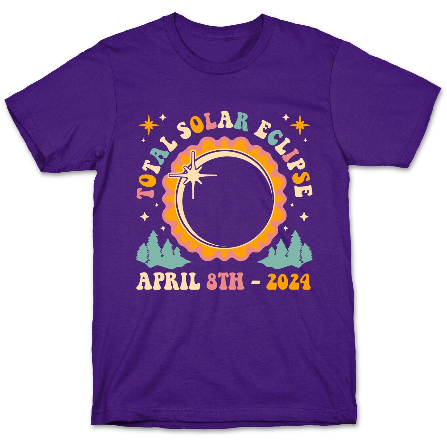 Retro Boho Total Solar Eclipse T-Shirt