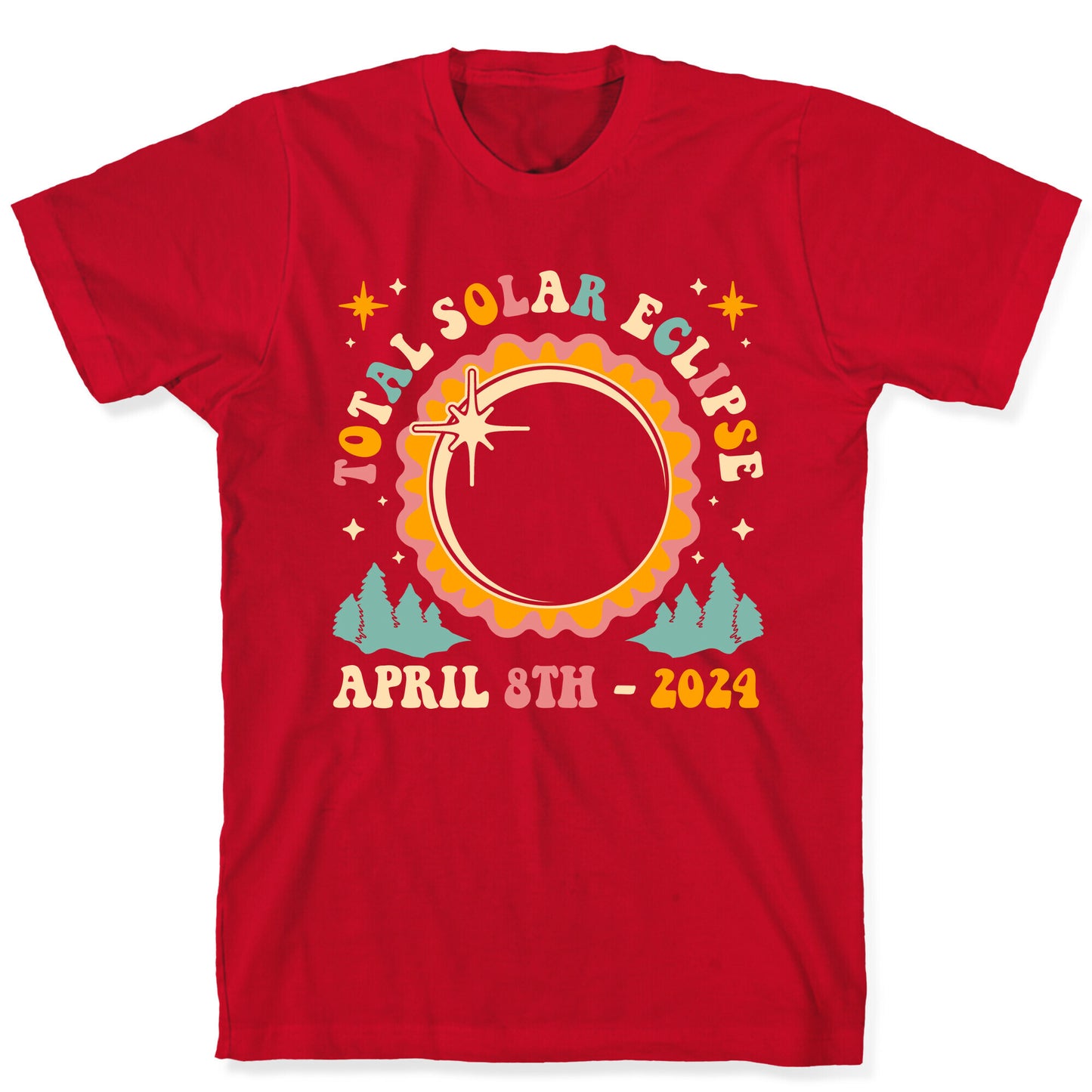 Retro Boho Total Solar Eclipse T-Shirt