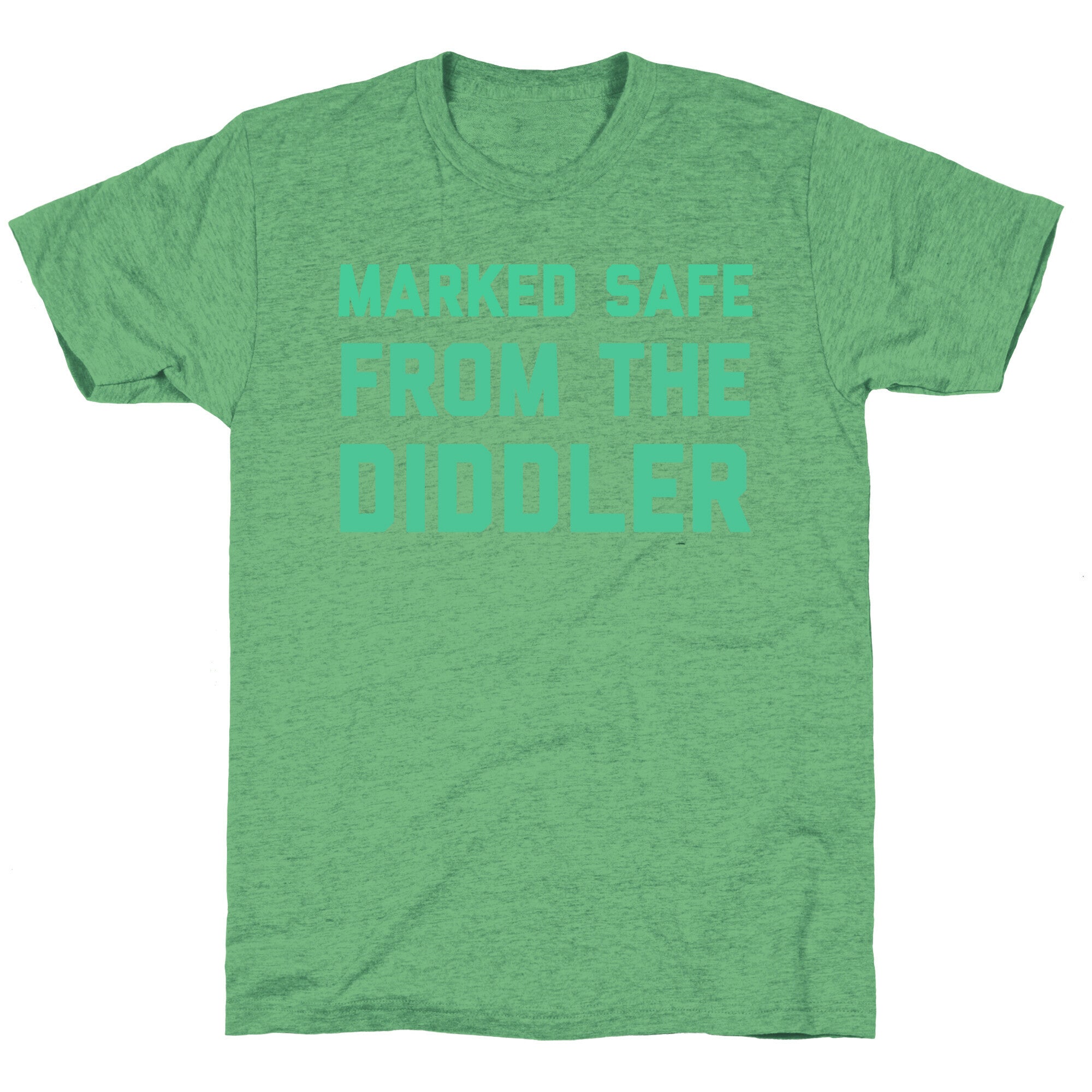 Marked Safe From The Diddler Triblend Tee