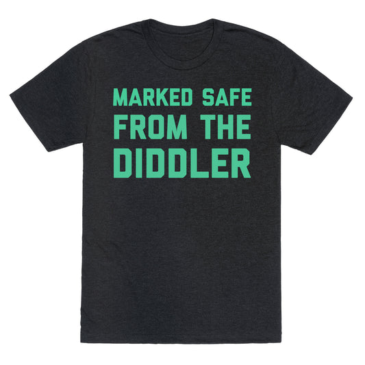 Marked Safe From The Diddler Triblend Tee