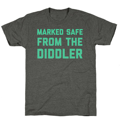 Marked Safe From The Diddler Triblend Tee