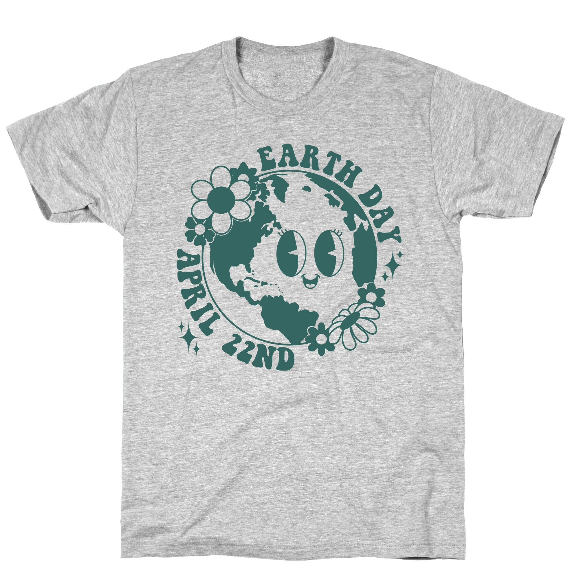 Earth Day Retro Cartoon T-Shirt