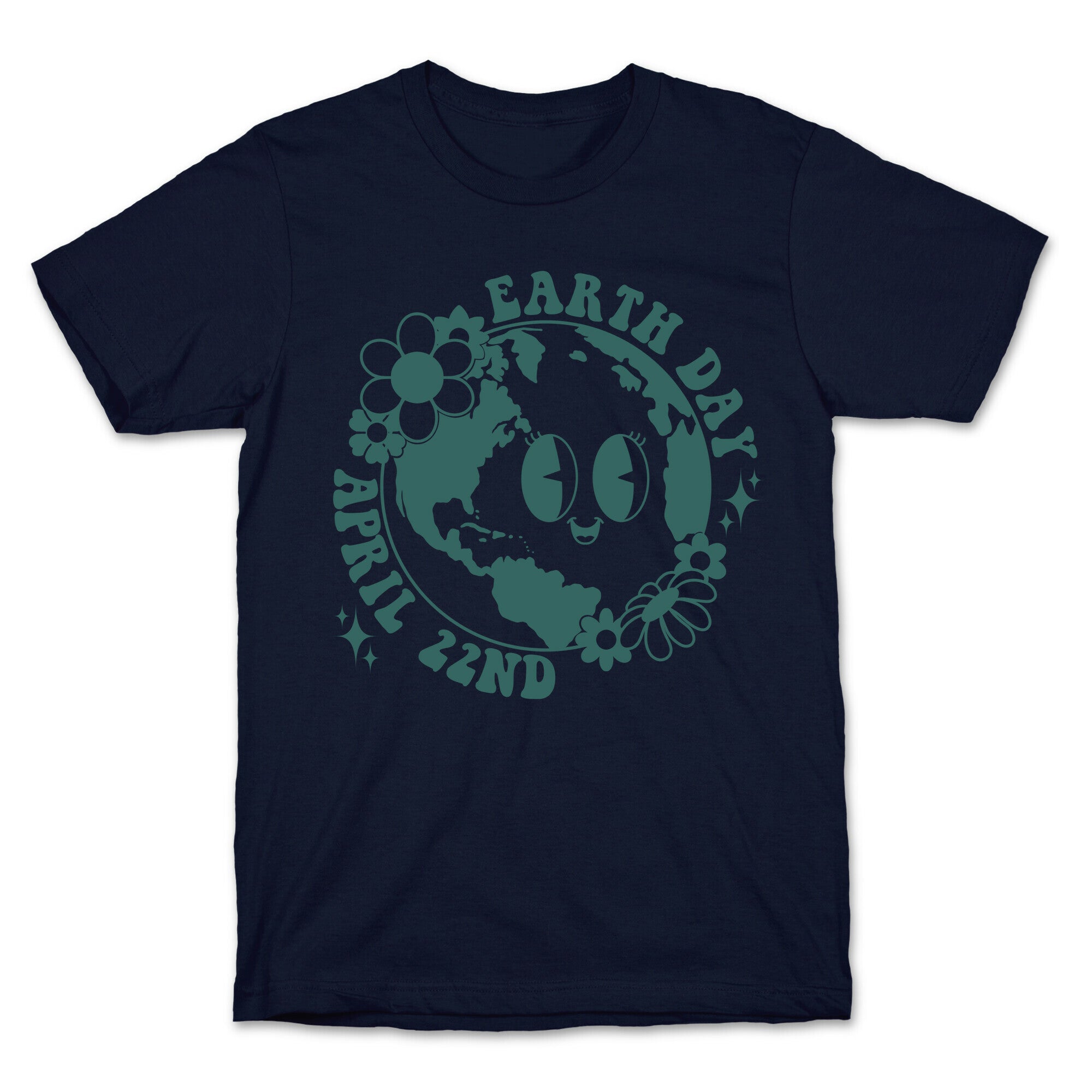 Earth Day Retro Cartoon T-Shirt