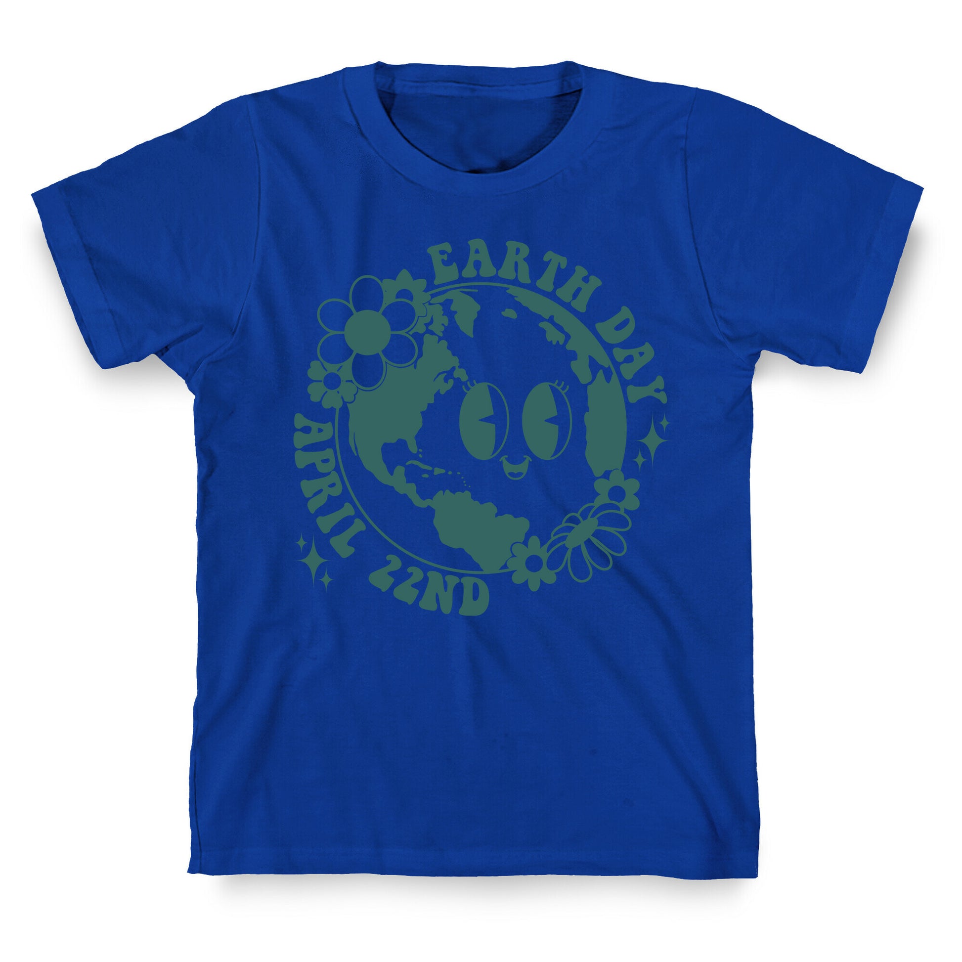 Earth Day Retro Cartoon T-Shirt
