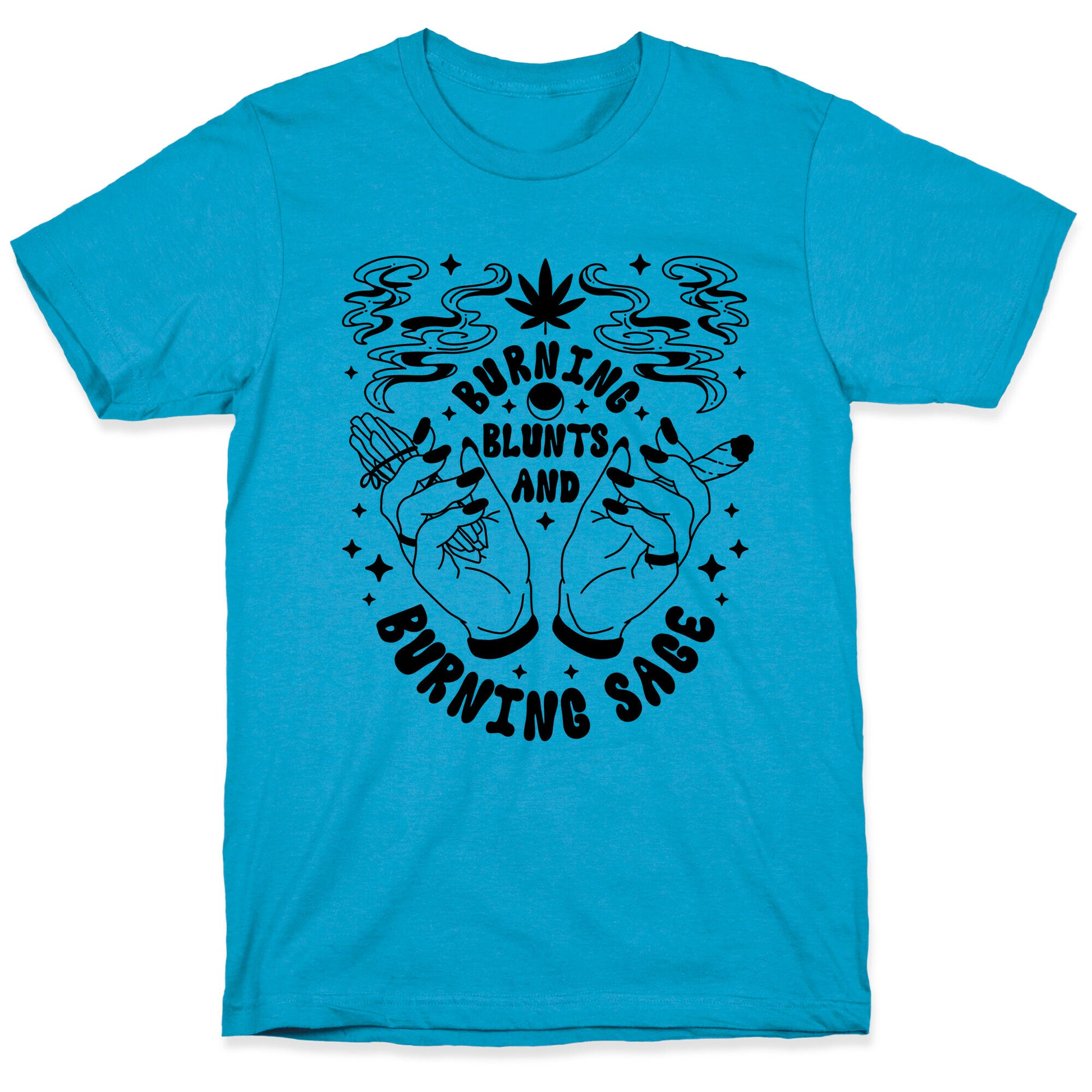 Burning Blunts and Burning Sage Triblend Tee