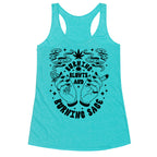 Burning Blunts and Burning Sage Racerback Tank