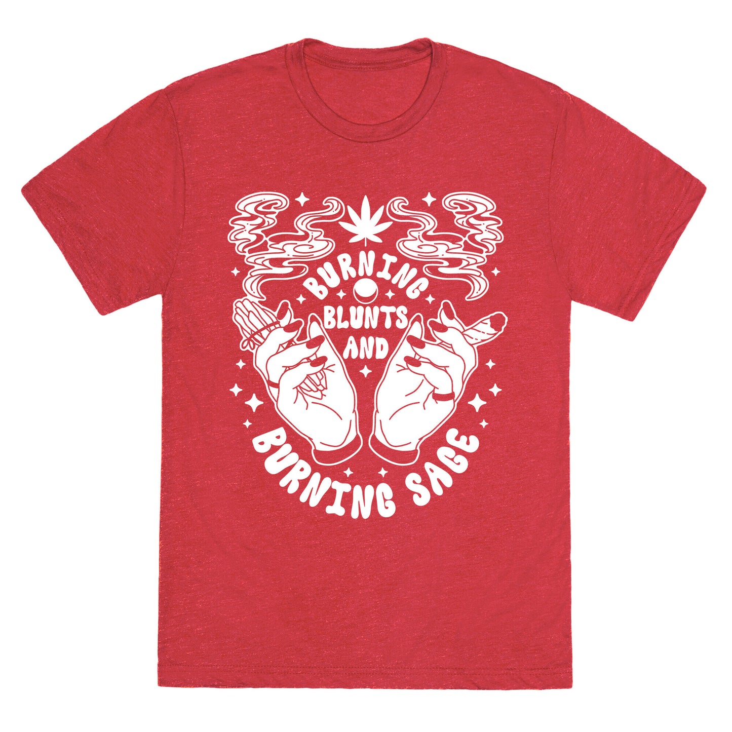 Burning Blunts and Burning Sage Triblend Tee