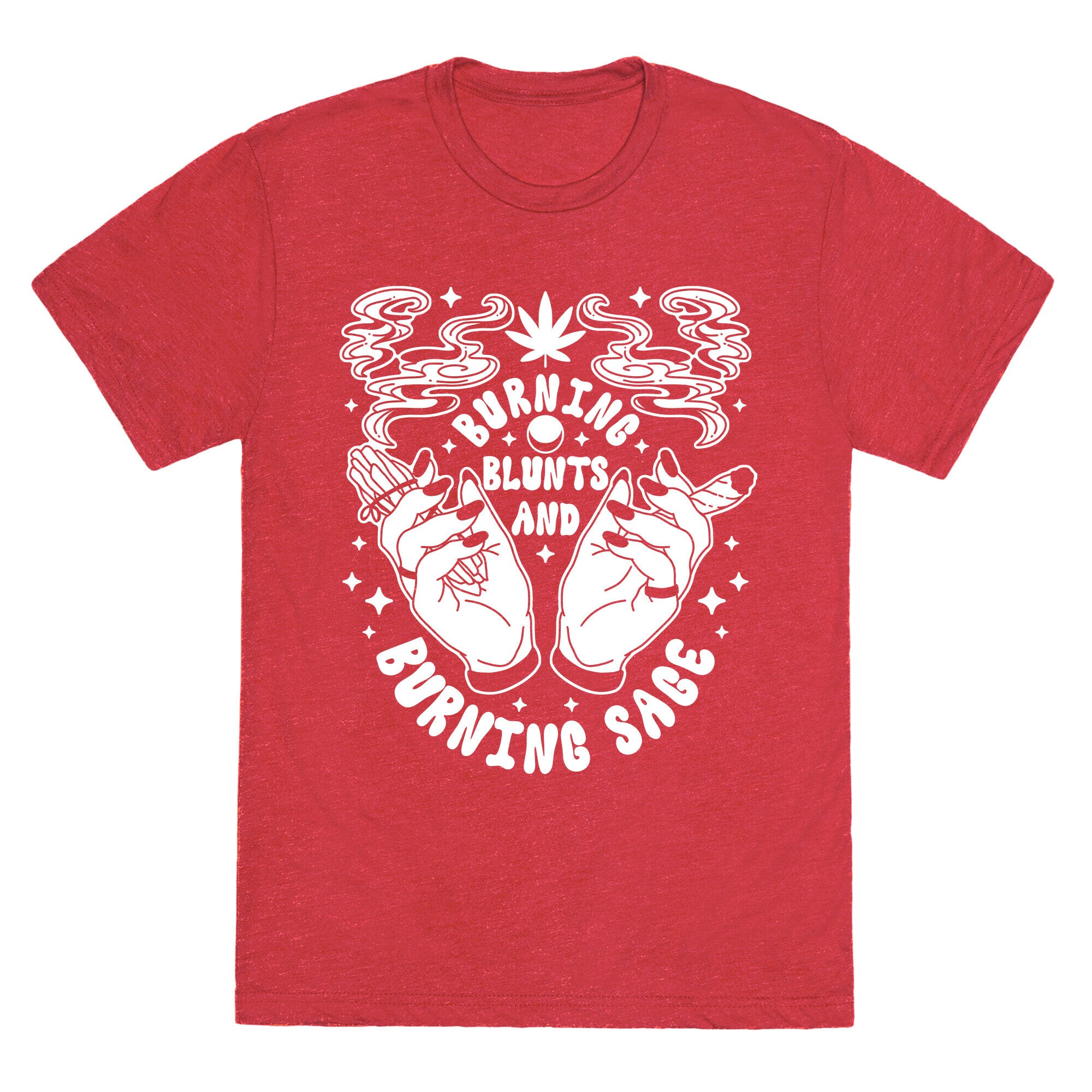 Burning Blunts and Burning Sage Triblend Tee