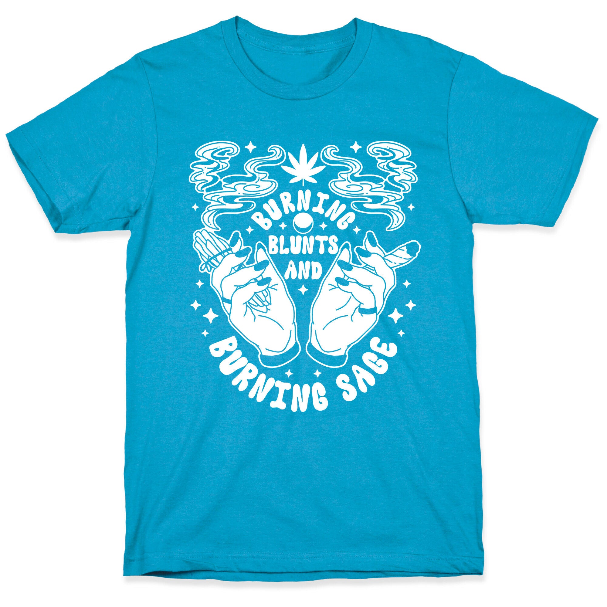 Burning Blunts and Burning Sage Triblend Tee