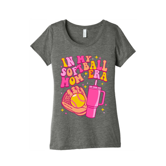 In My Softball Mom Era Women's Triblend Tee