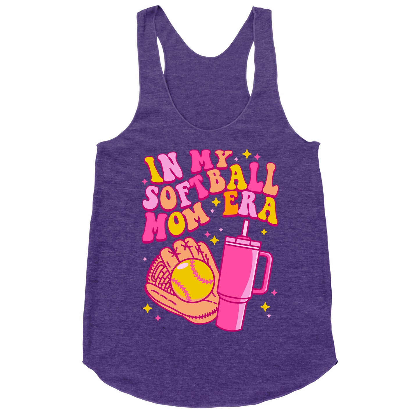 In My Softball Mom Era Racerback Tank