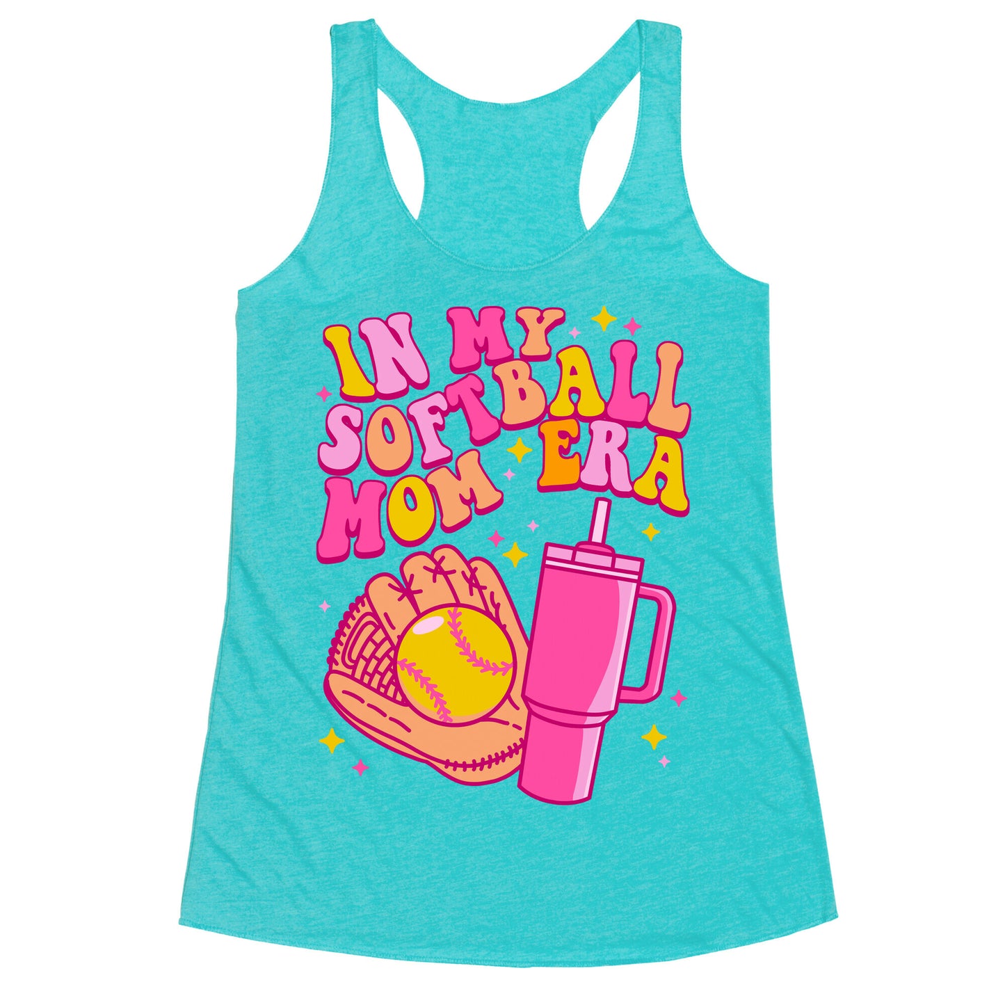 In My Softball Mom Era Racerback Tank