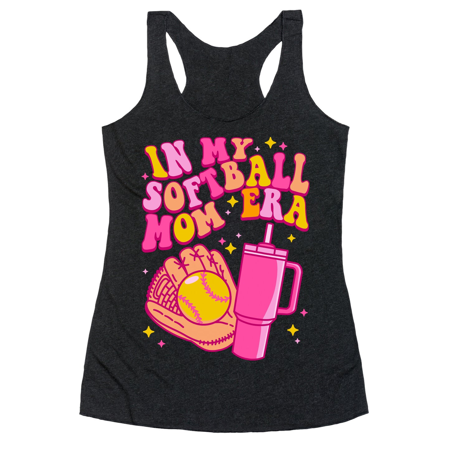 In My Softball Mom Era Racerback Tank