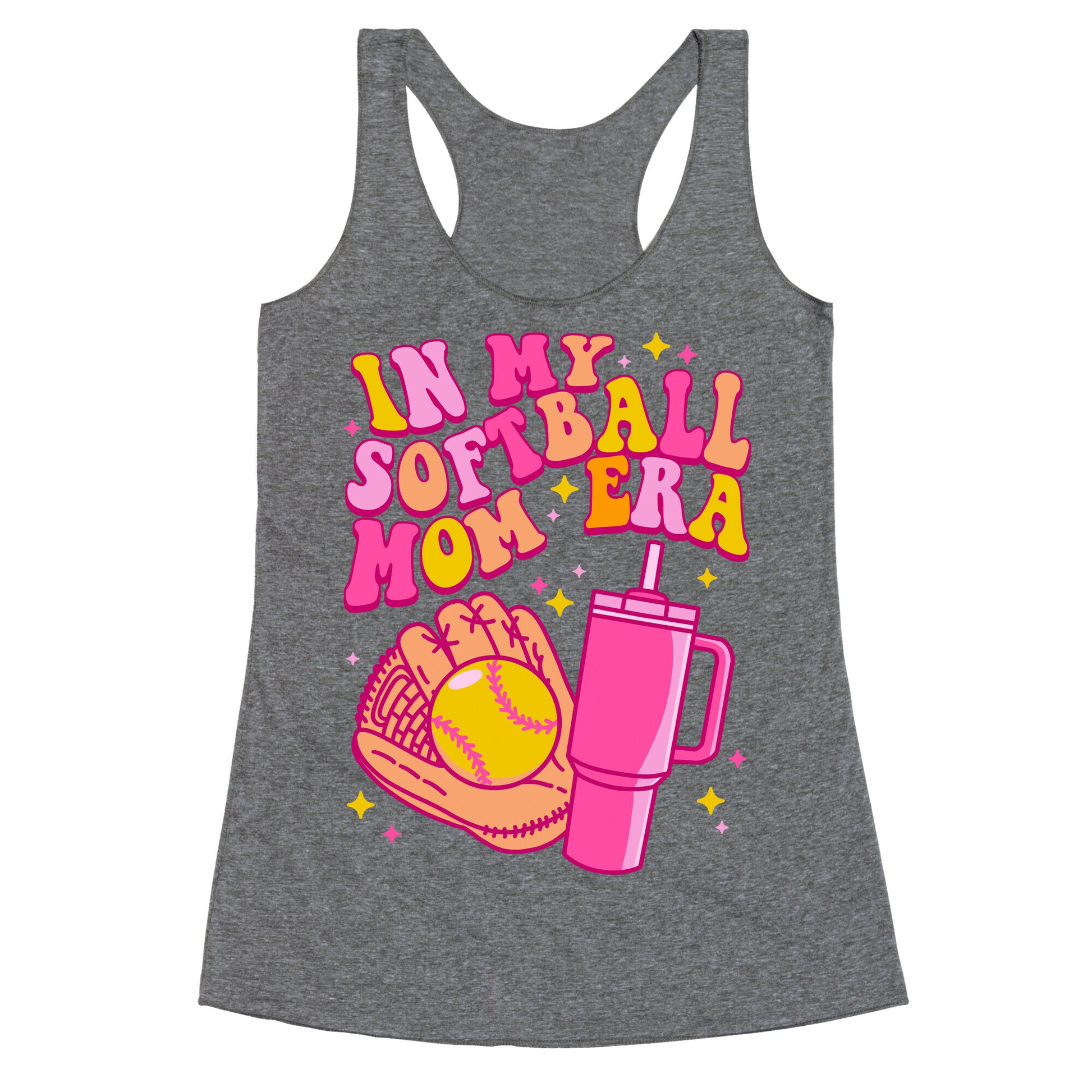 In My Softball Mom Era Racerback Tank