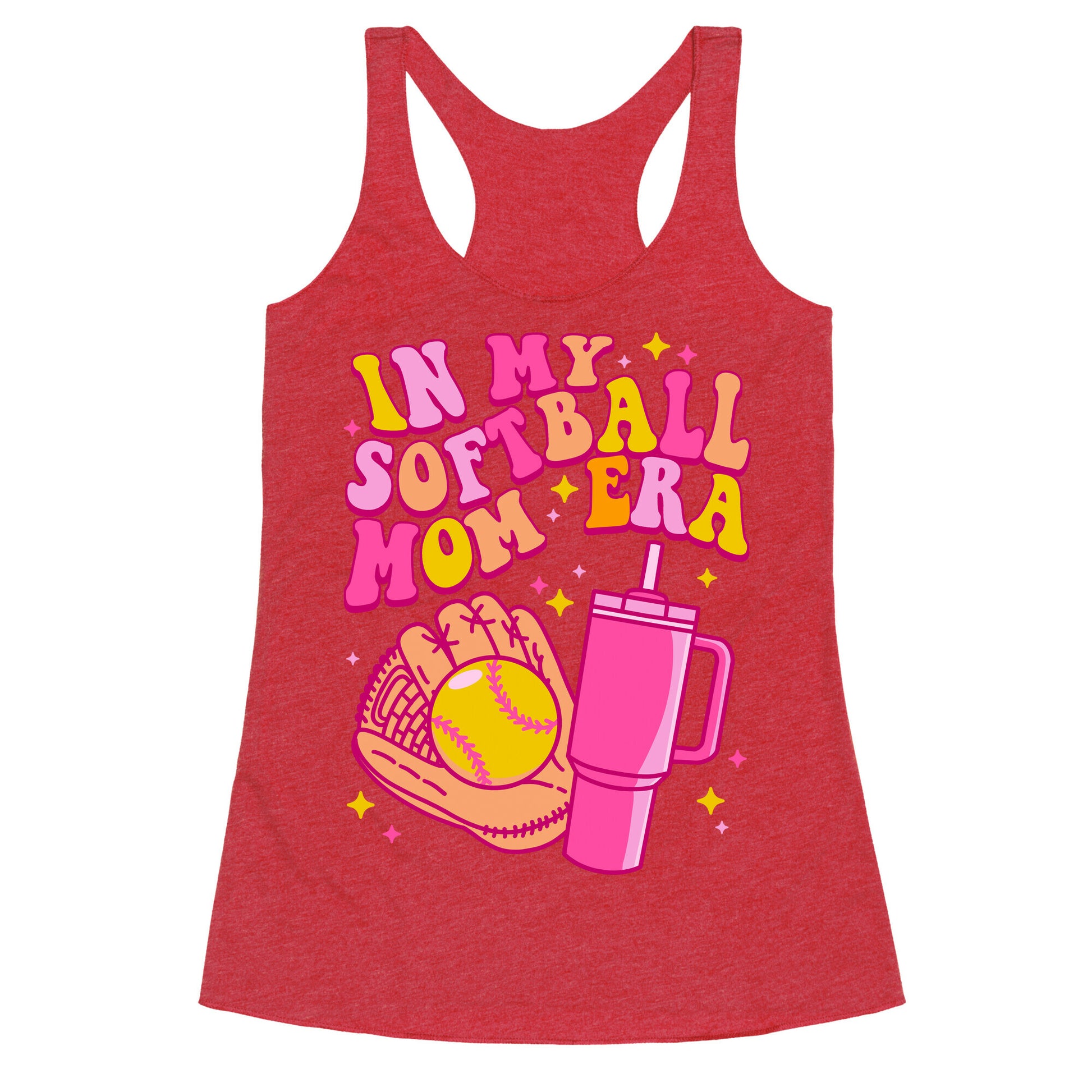 In My Softball Mom Era Racerback Tank