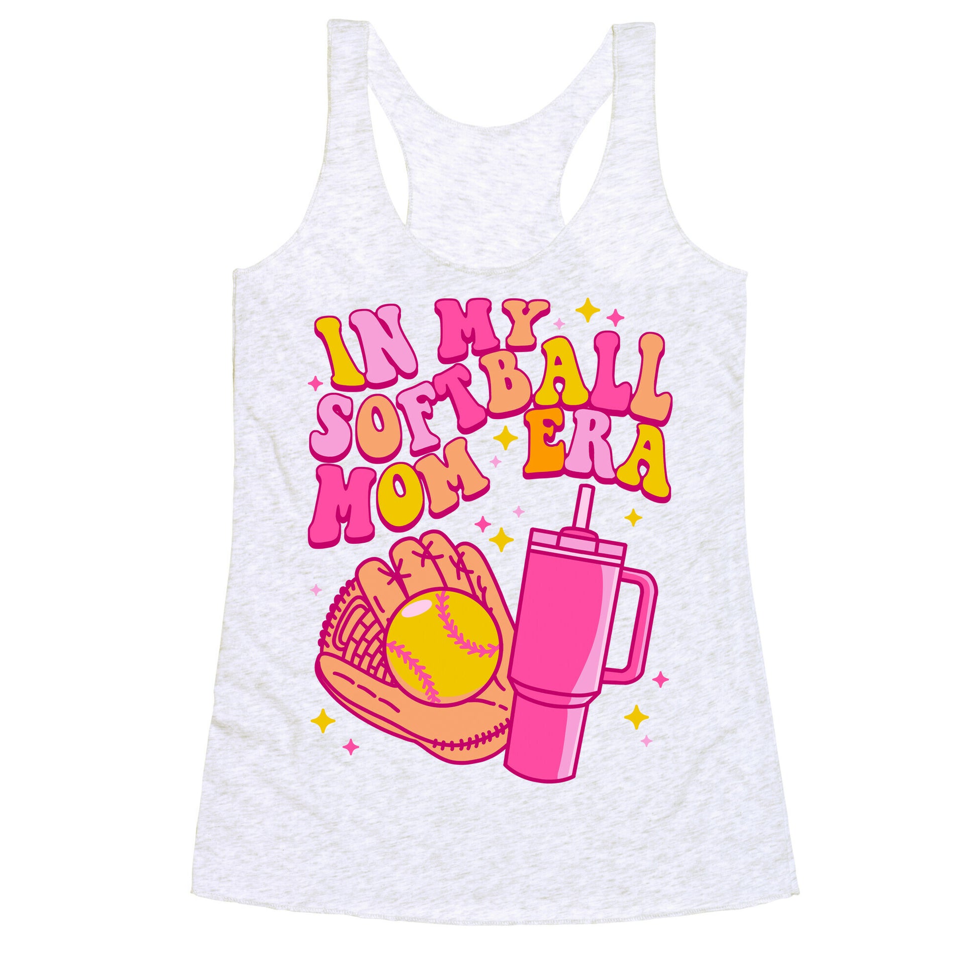 In My Softball Mom Era Racerback Tank