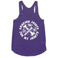 Smoking Joints For My Joints Racerback Tank