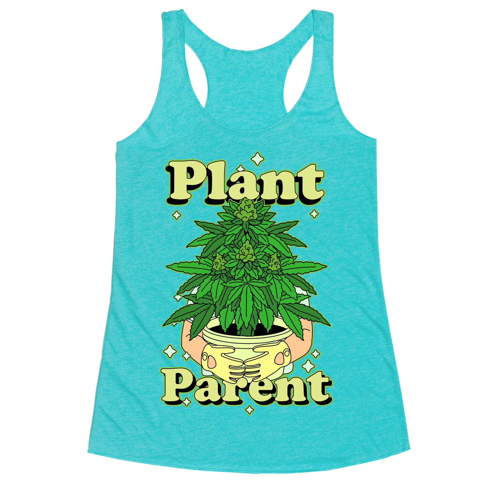 Plant Parent Marijuana Racerback Tank