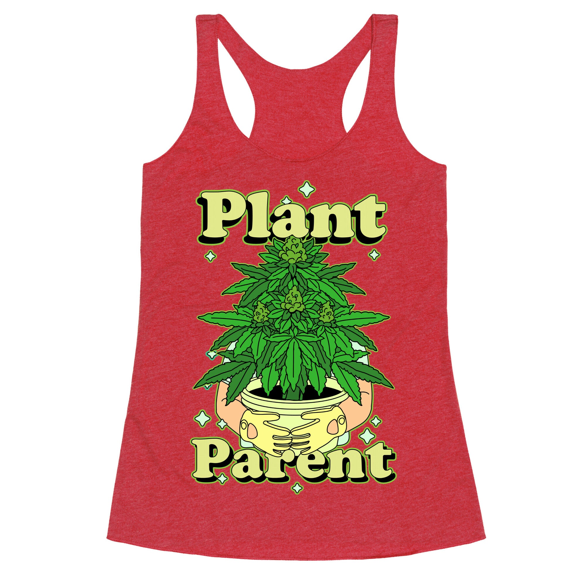 Plant Parent Marijuana Racerback Tank