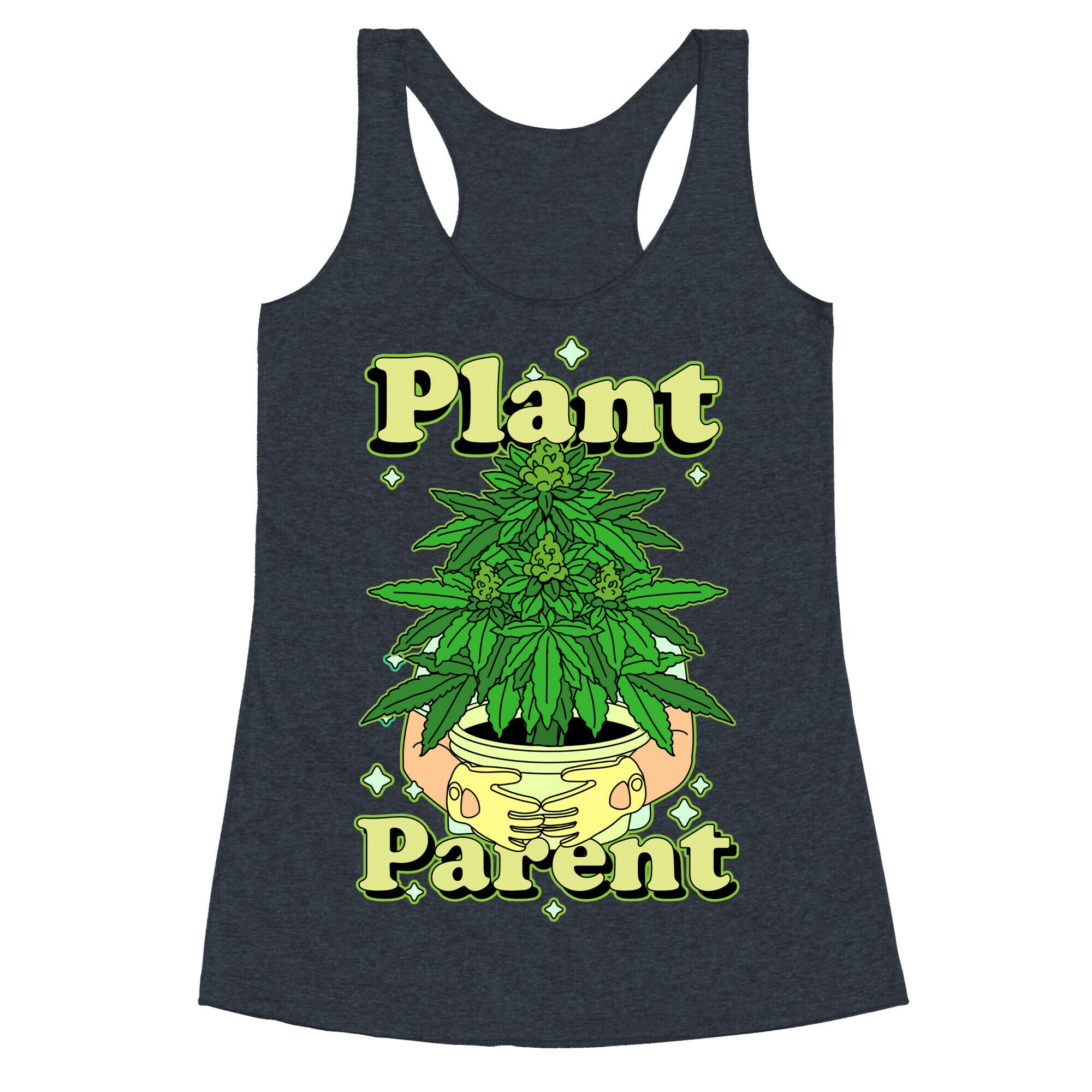 Plant Parent Marijuana Racerback Tank