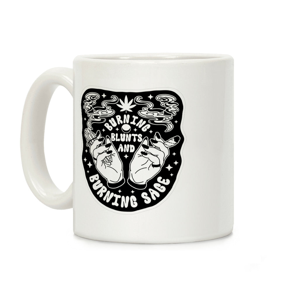 Burning Blunts and Burning Sage Coffee Mug