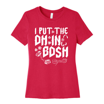 I Put The DM in BDSM Womens Cotton Tee