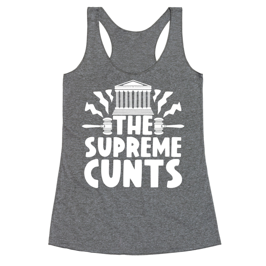 The Supreme Cunts Racerback Tank