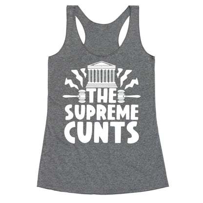 The Supreme Cunts Racerback Tank