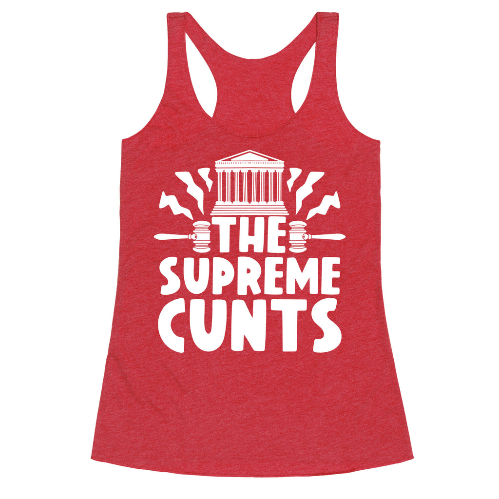 The Supreme Cunts Racerback Tank