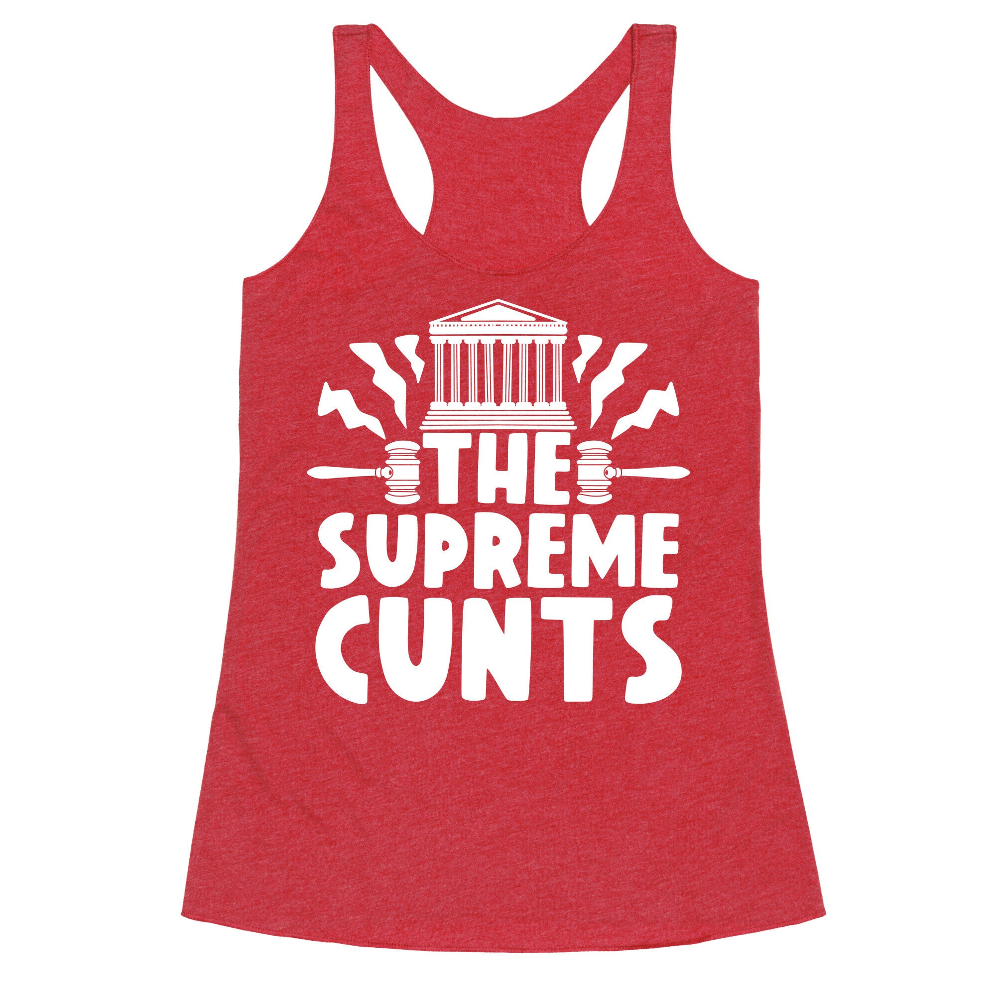 The Supreme Cunts Racerback Tank