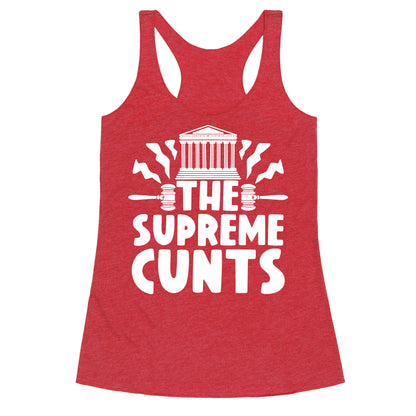The Supreme Cunts Racerback Tank