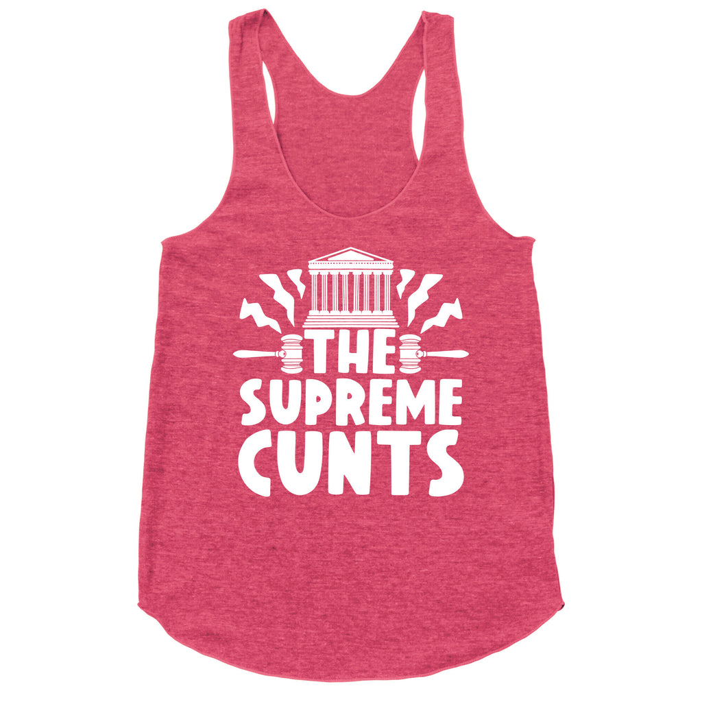The Supreme Cunts Racerback Tank