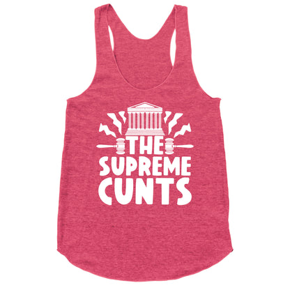 The Supreme Cunts Racerback Tank