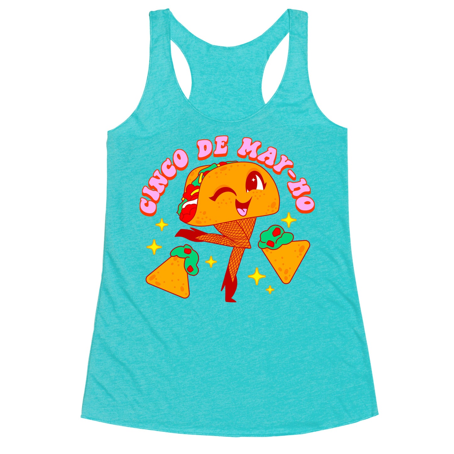 Cinco De May-Ho Racerback Tank