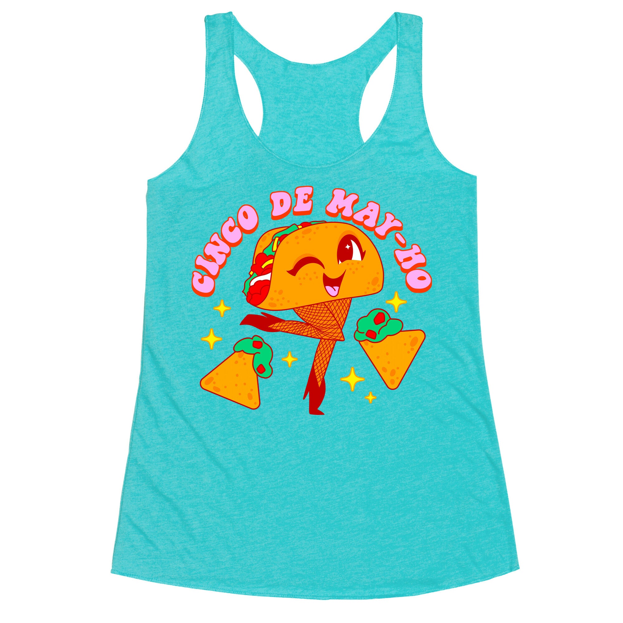 Cinco De May-Ho Racerback Tank