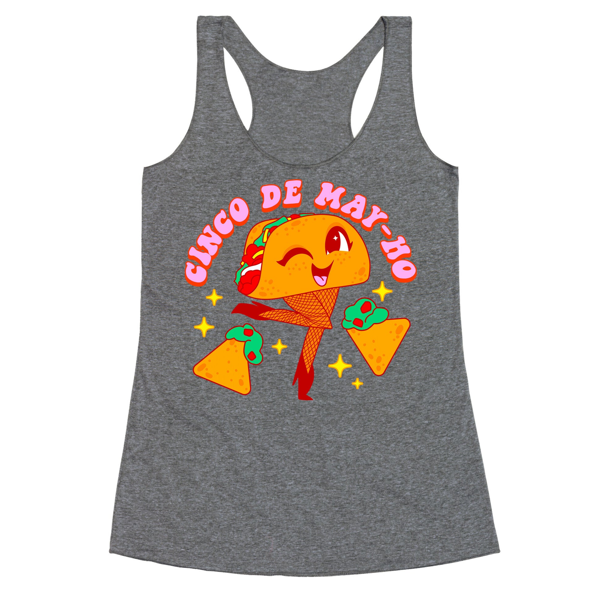 Cinco De May-Ho Racerback Tank