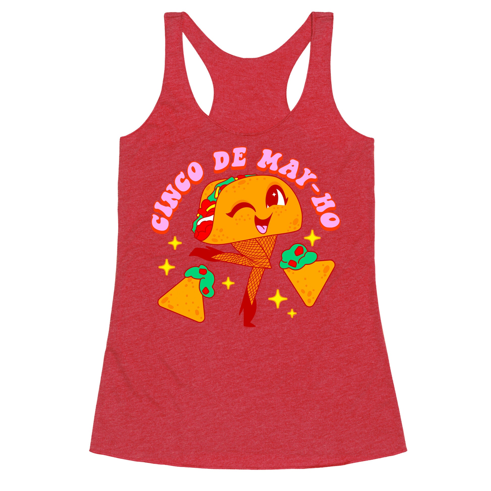 Cinco De May-Ho Racerback Tank
