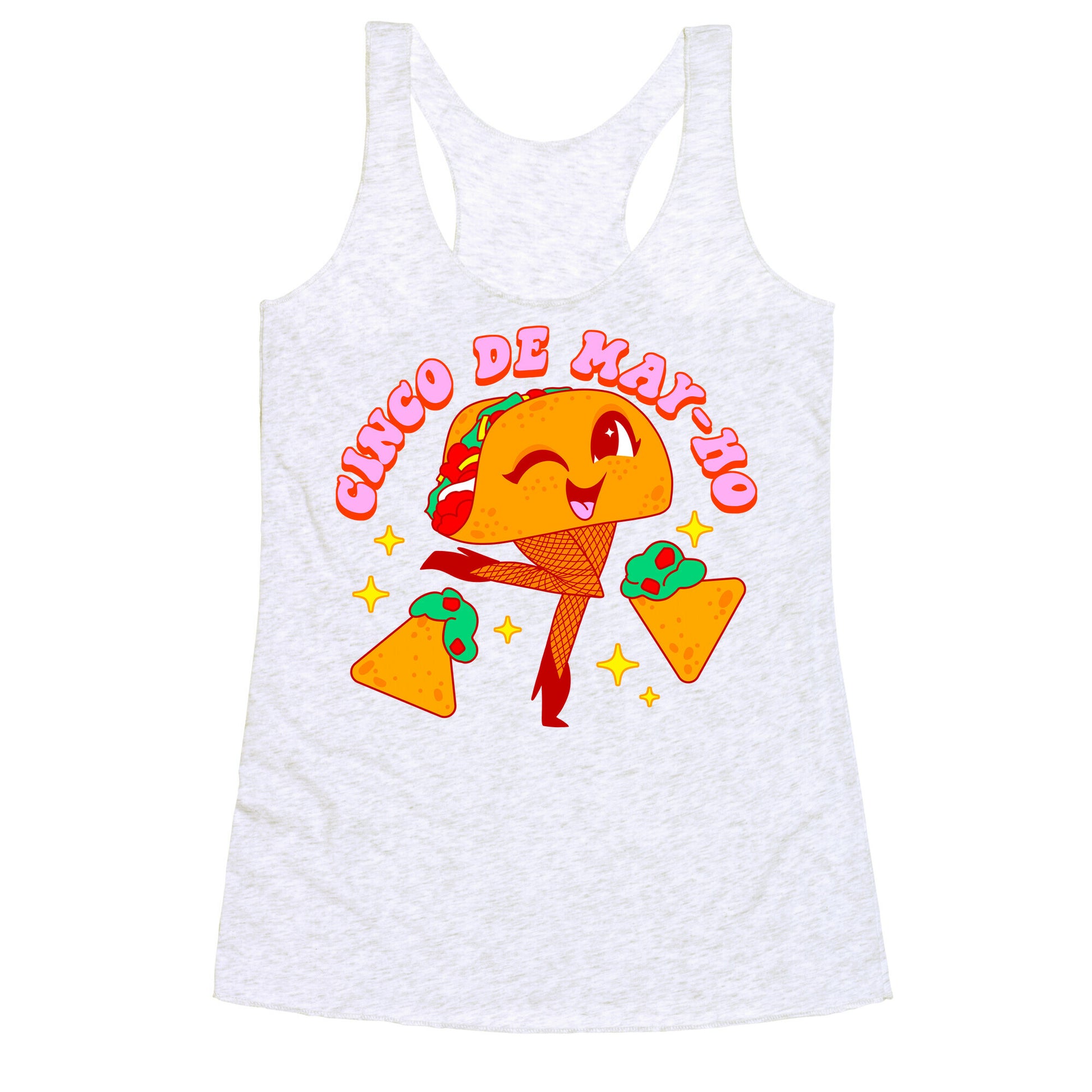 Cinco De May-Ho Racerback Tank