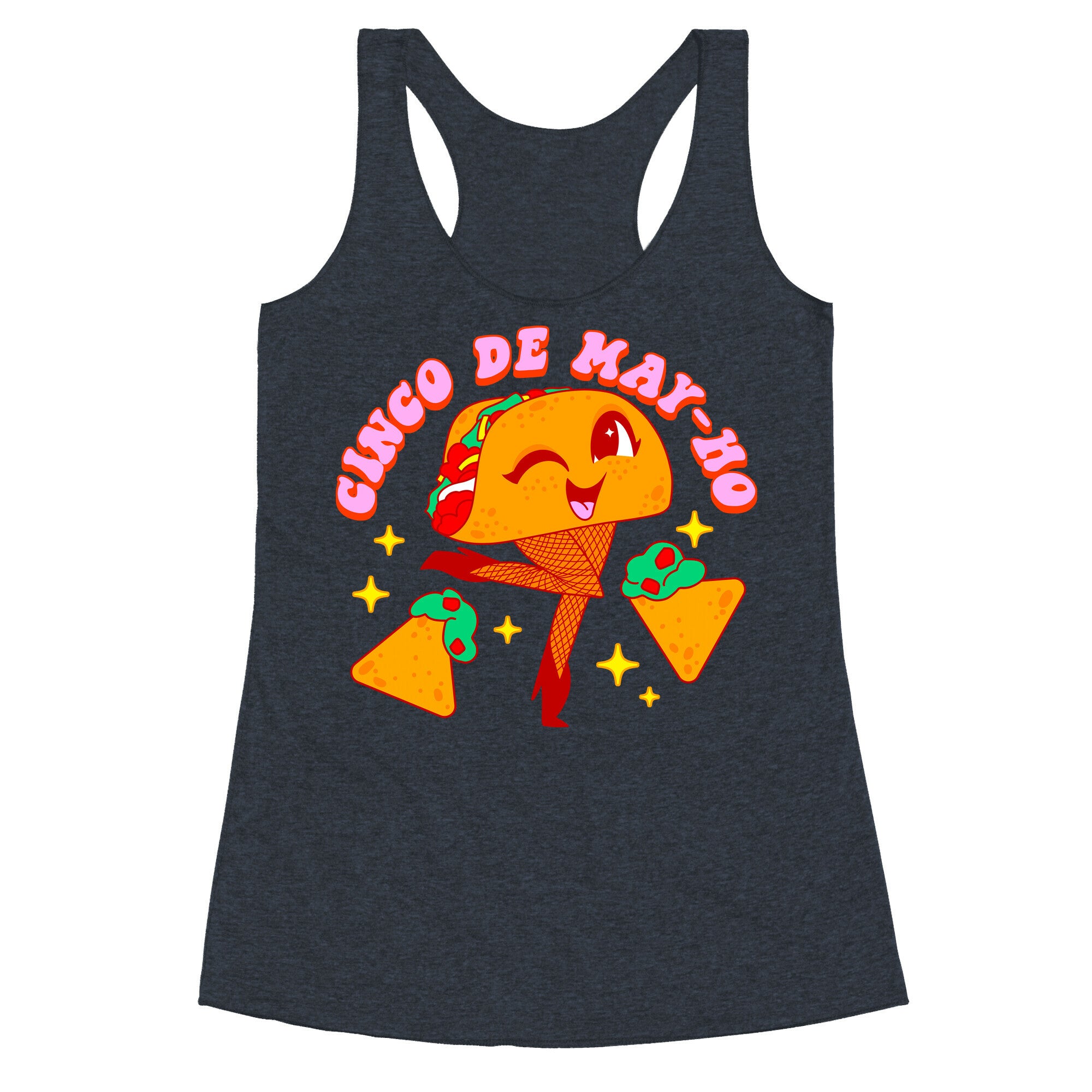 Cinco De May-Ho Racerback Tank