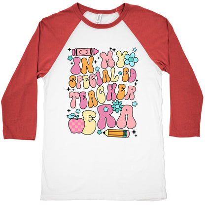 In My Special Ed Teacher Era Baseball Tee