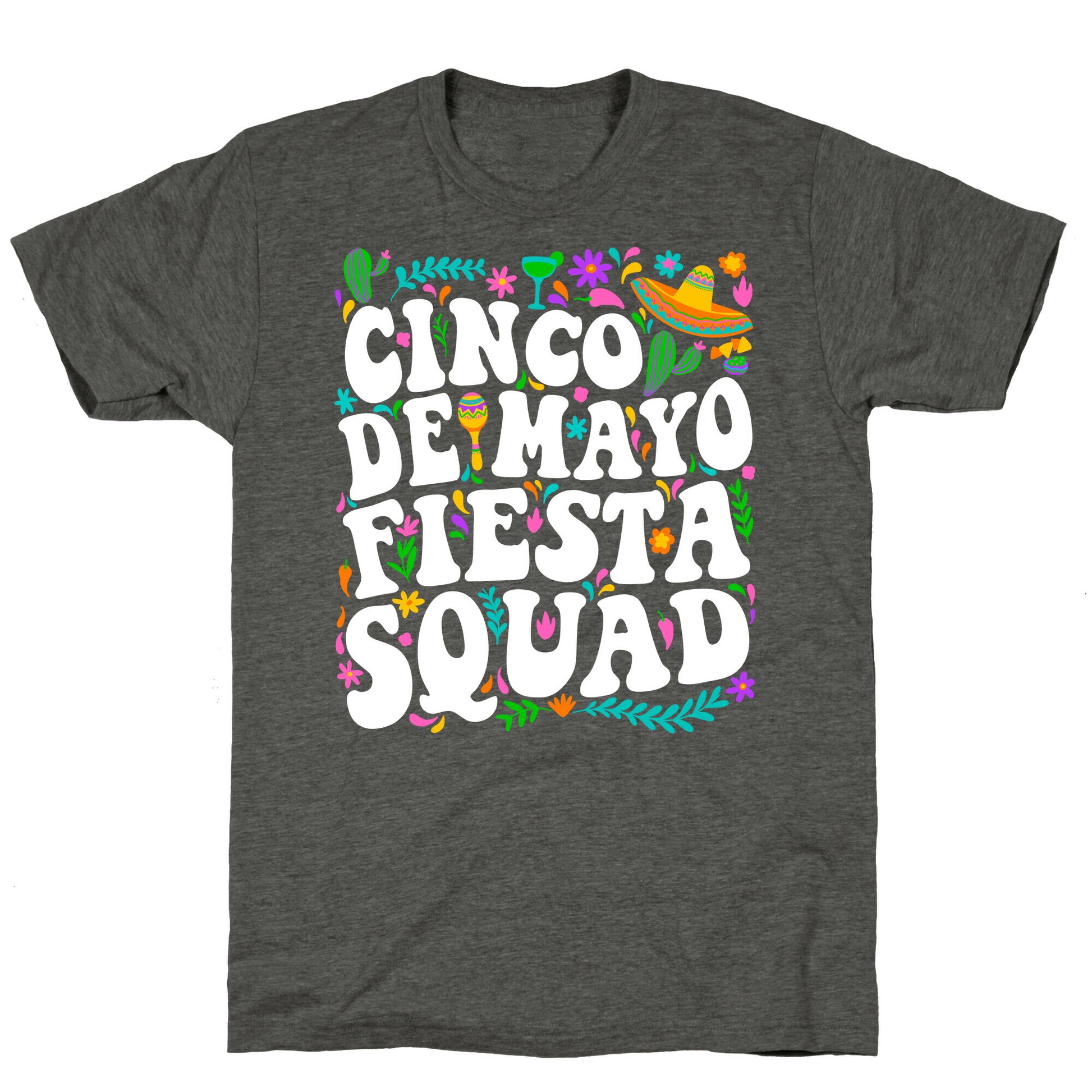 Cinco De Mayo Fiesta Squad Unisex Triblend Tee