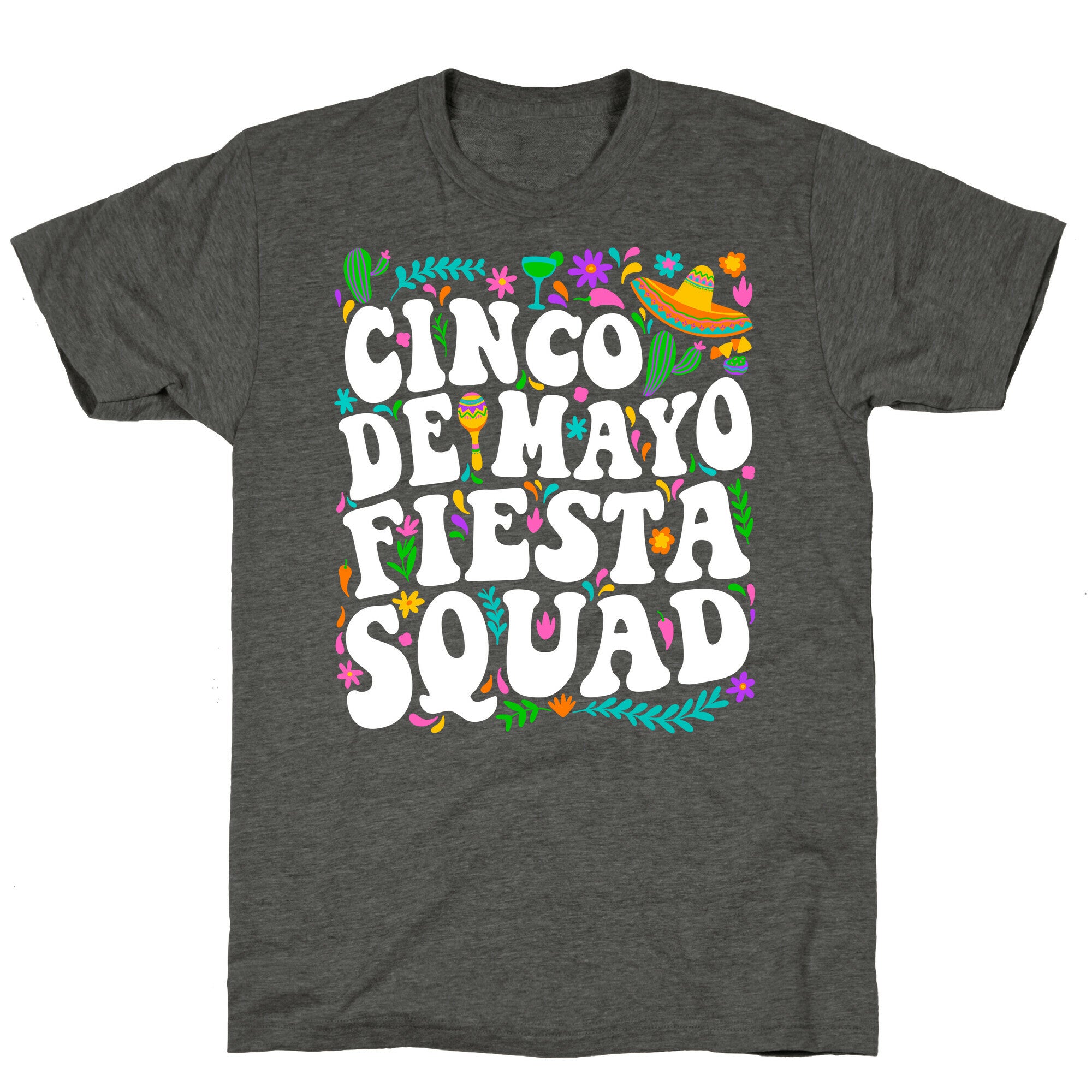 Cinco De Mayo Fiesta Squad Unisex Triblend Tee