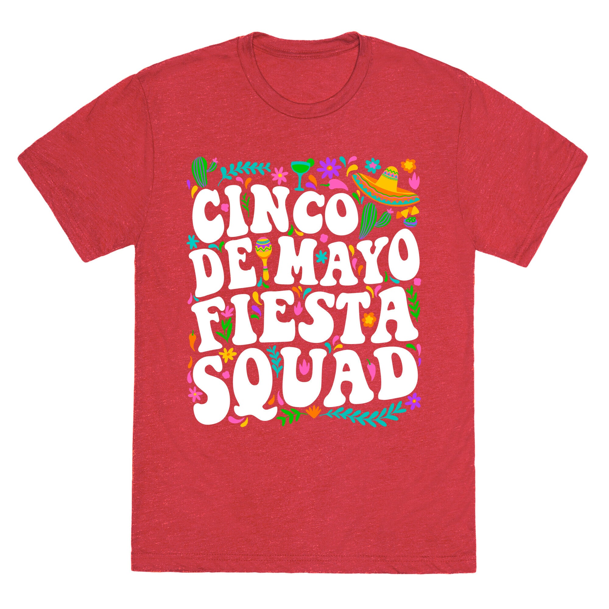 Cinco De Mayo Fiesta Squad Unisex Triblend Tee