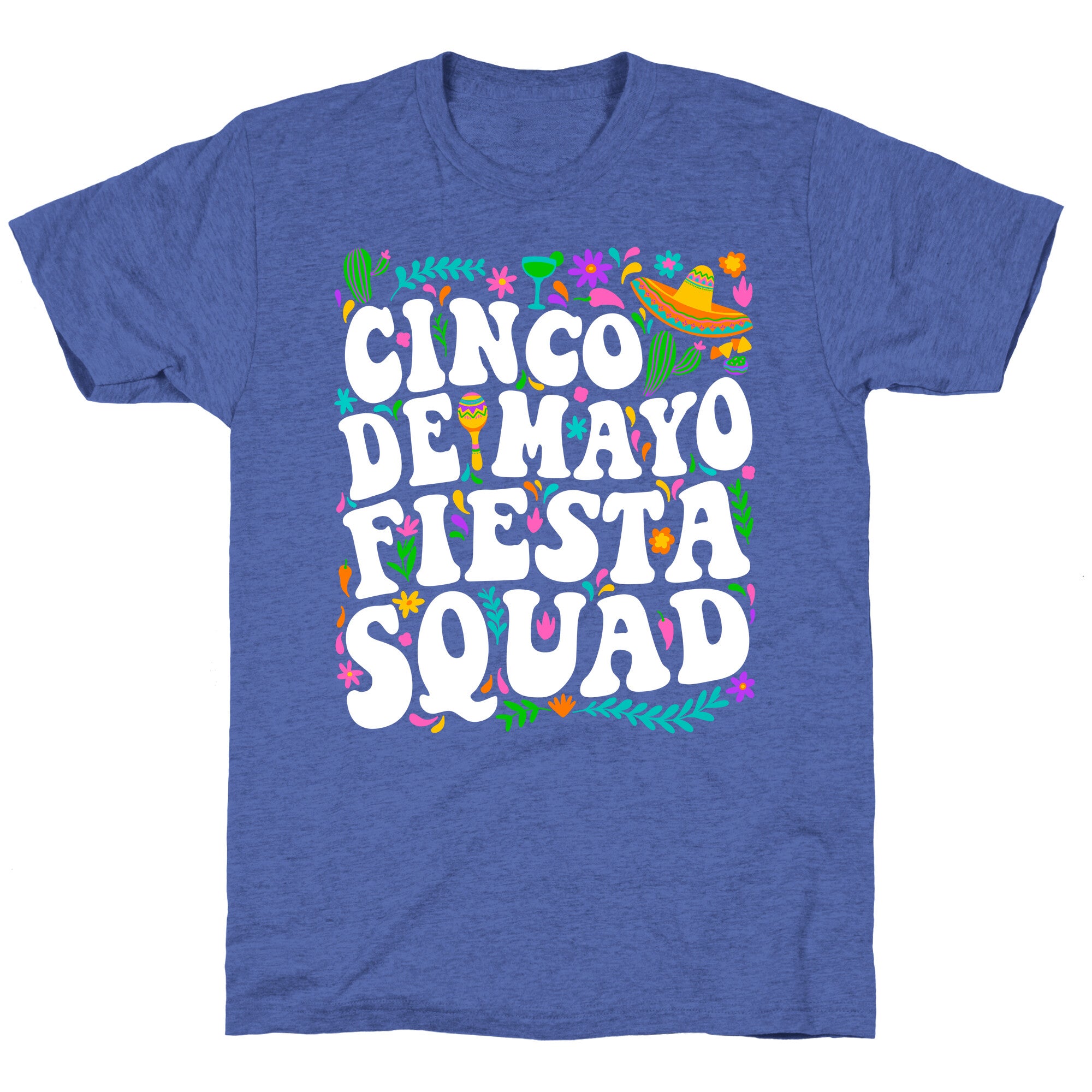 Cinco De Mayo Fiesta Squad Unisex Triblend Tee