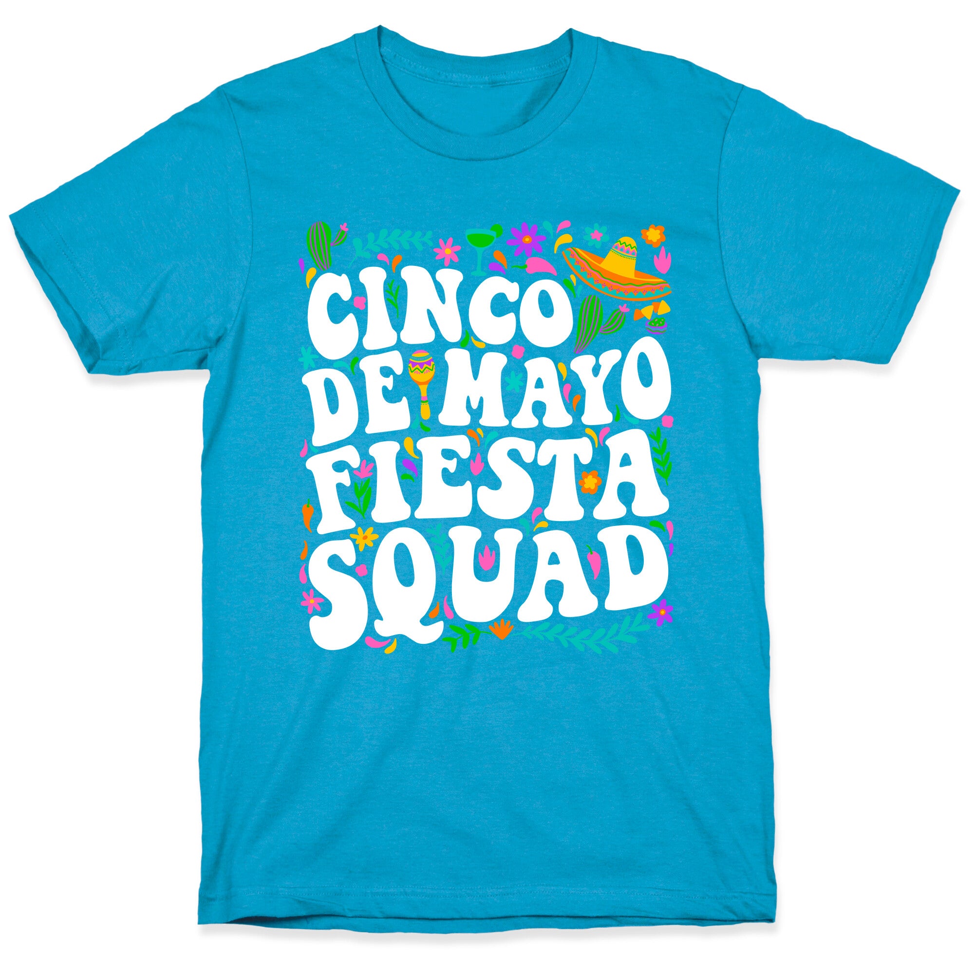 Cinco De Mayo Fiesta Squad Unisex Triblend Tee
