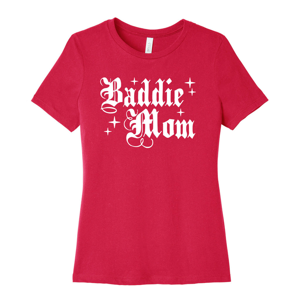 Baddie Mom Womens Cotton Tee