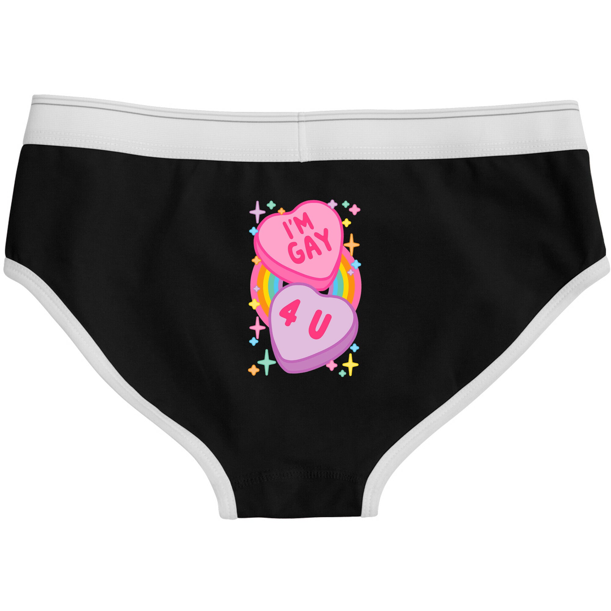 Im Gay For You Candy Hearts Boyfriend Briefs