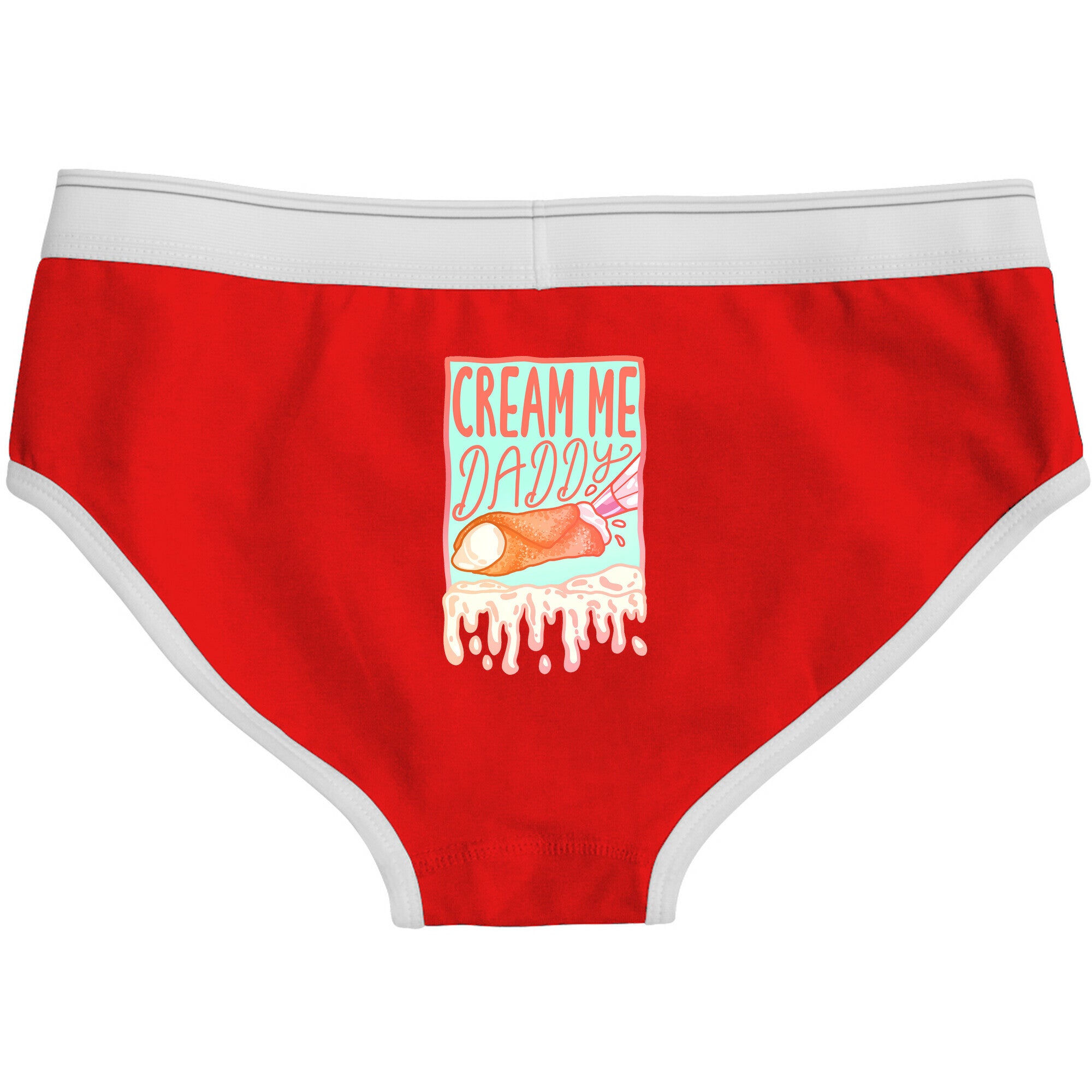 Cream Me Daddy Cannoli Boyfriend Briefs
