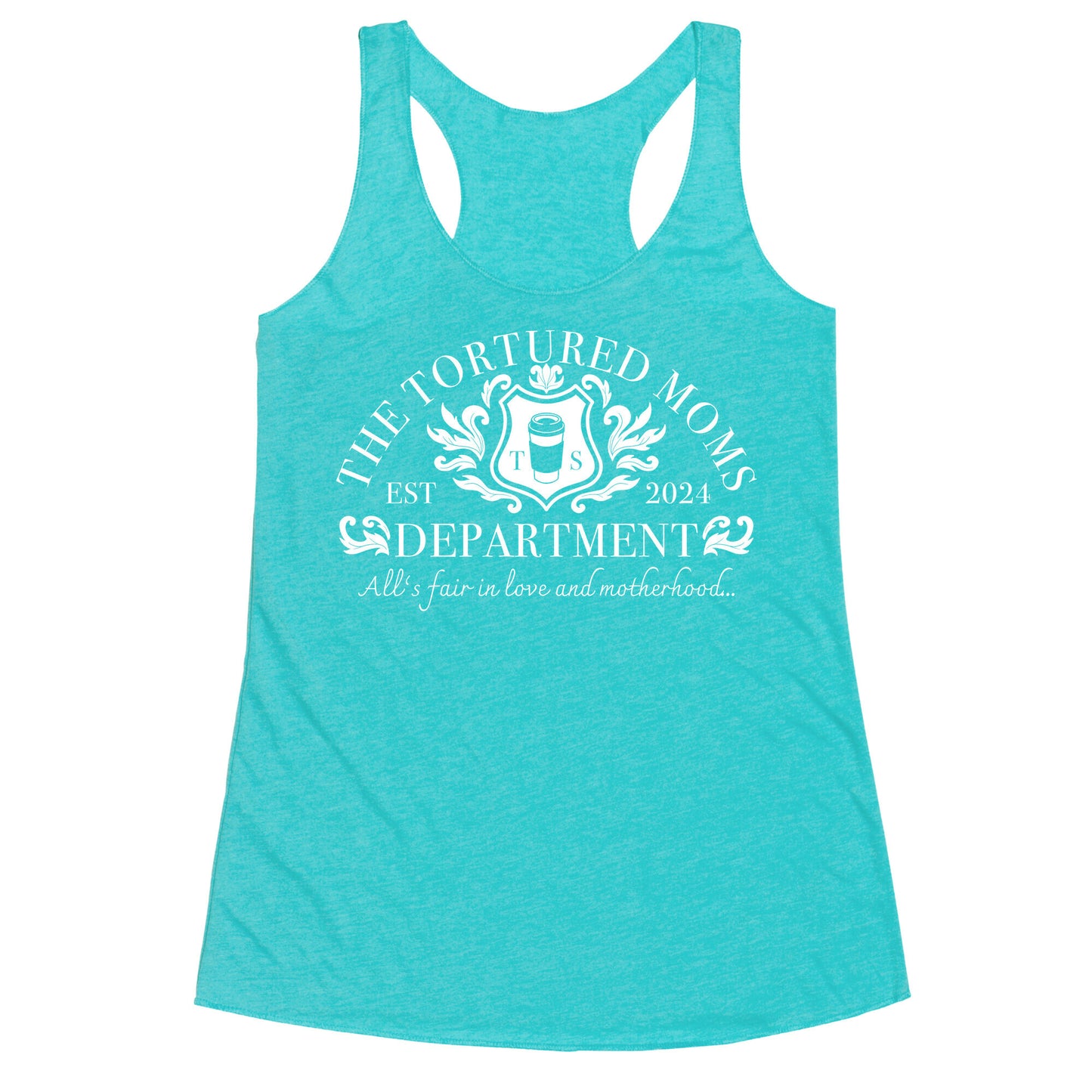 The Tortured Moms Department Racerback Tank