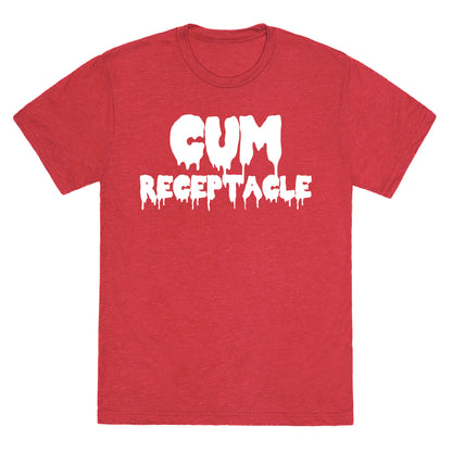 Cum Receptacle Unisex Triblend Tee